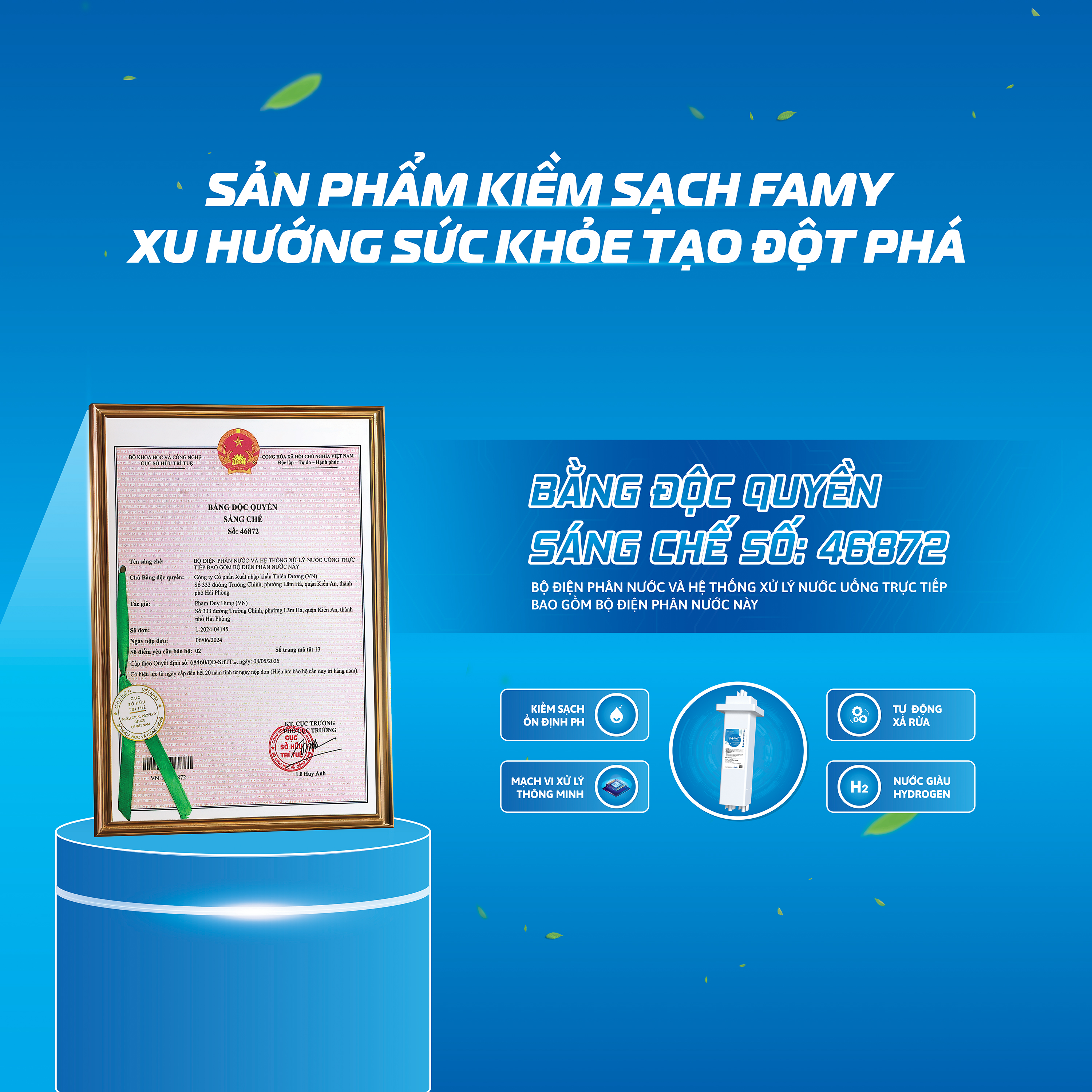 Máy lọc nước Famy Sport K10IQHA