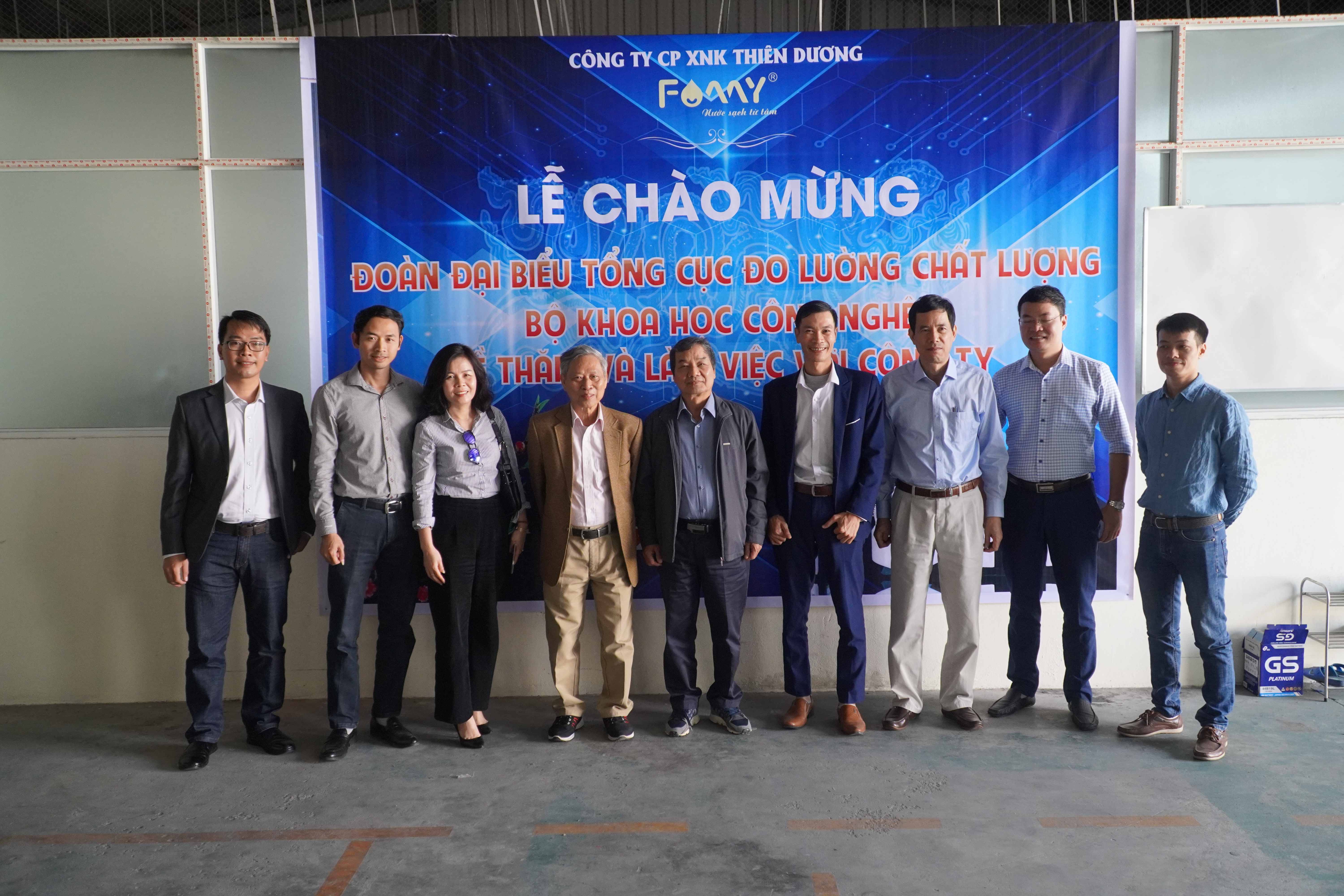 Đoàn công tác Tổng cục Tiêu chuẩn, đo lường chất lượng Bộ Khoa học & Công nghệ có chuyến thăm và làm việc với công ty CP XNK Thiên Dương.