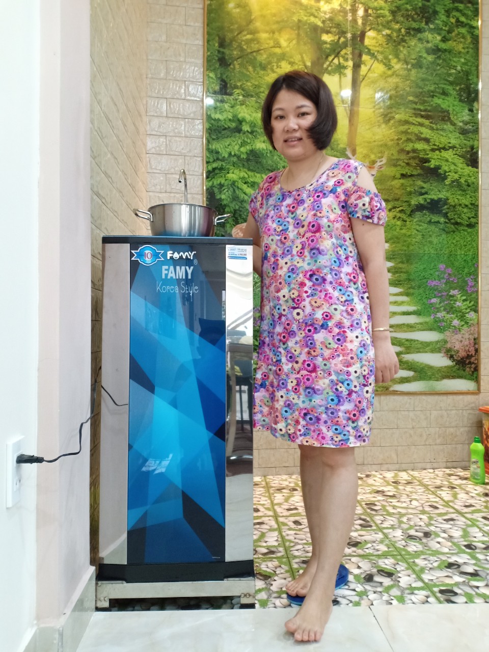 Ảnh lắp đặt thực tế Máy lọc nước cao cấp Famy KR10IQ-HA