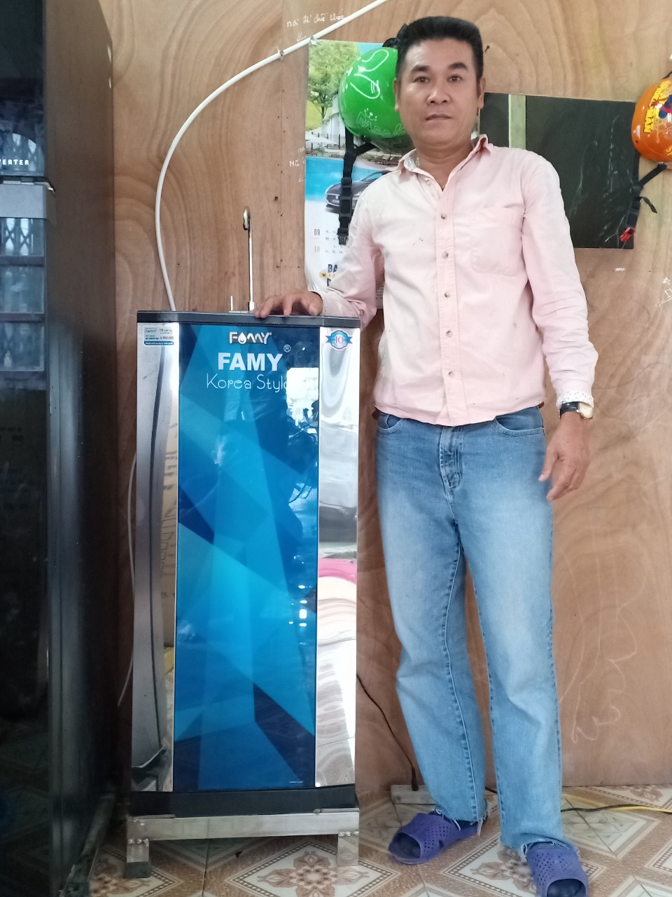 Ảnh lắp đặt thực tế Máy lọc nước cao cấp Famy KR10IQ-HA