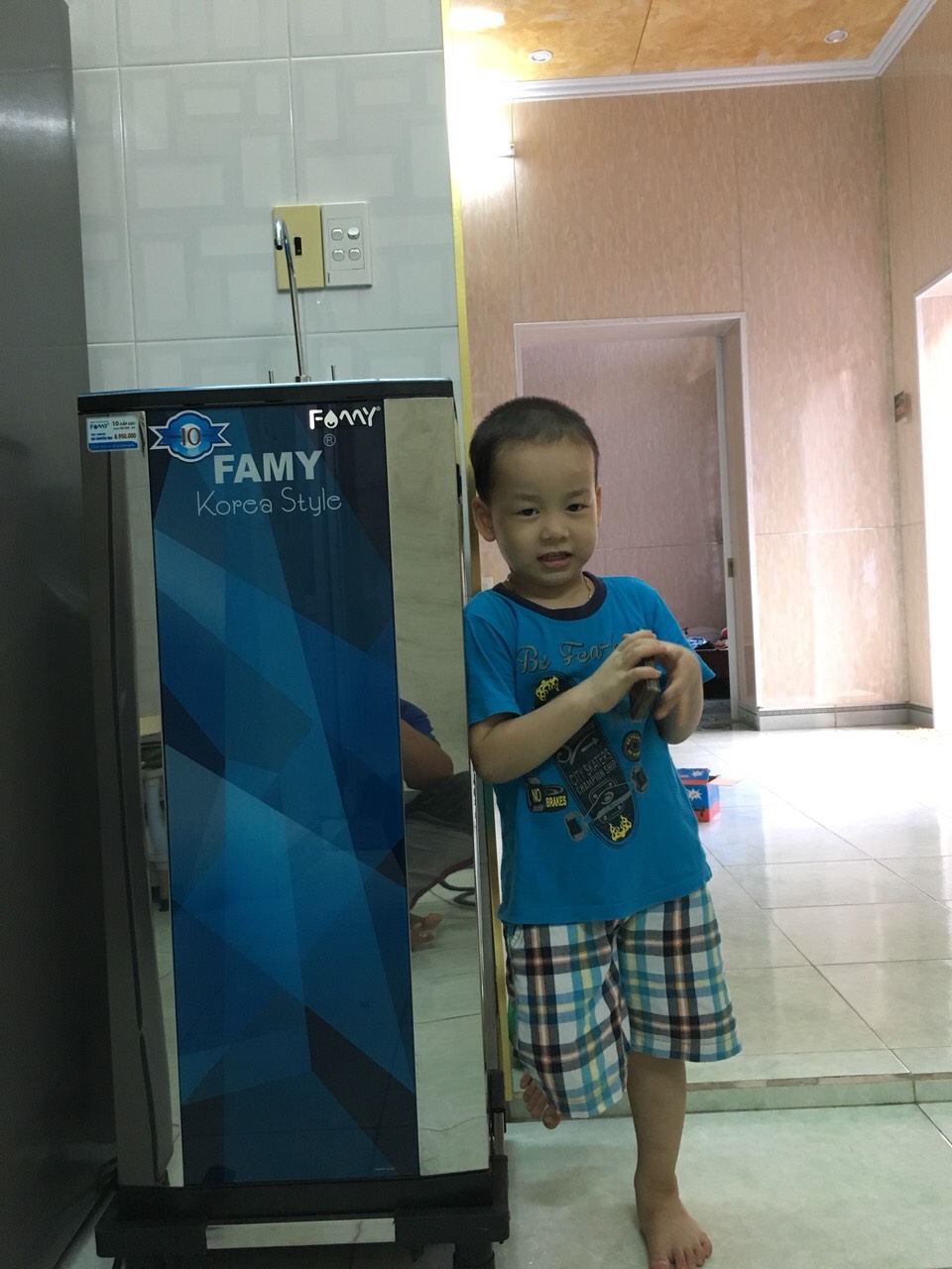 Ảnh lắp đặt thực tế Máy lọc nước cao cấp Famy KR10IQ-HA