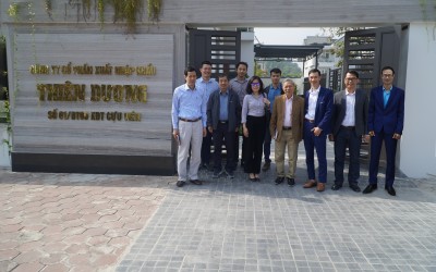 Đoàn công tác Tổng cục Tiêu chuẩn, đo lường chất lượng Bộ Khoa học & Công nghệ có chuyến thăm và làm việc với công ty CP XNK Thiên Dương