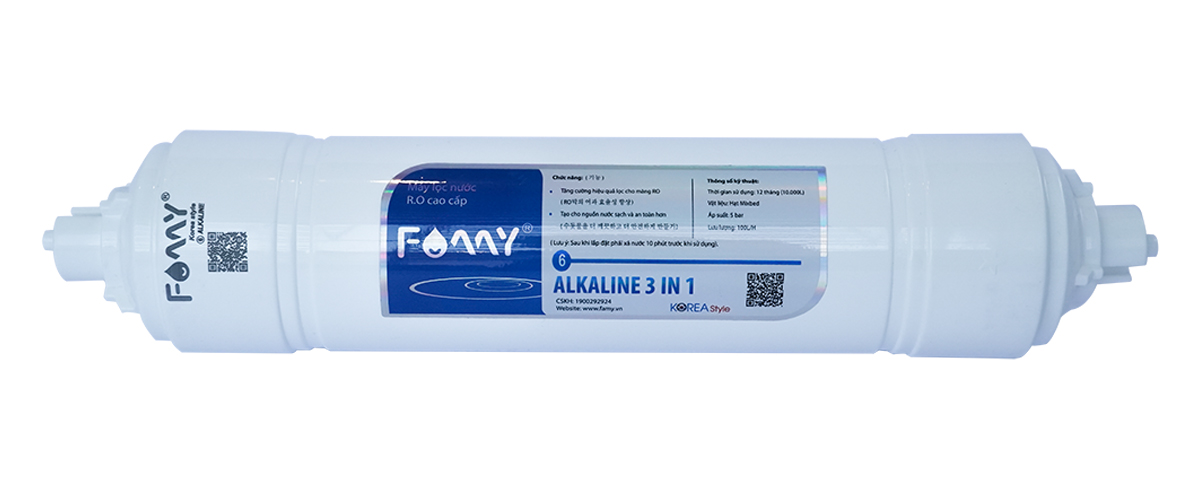 Lõi lọc nước số 6 FAMY F6-ALKALINE-3 IN 1- B
