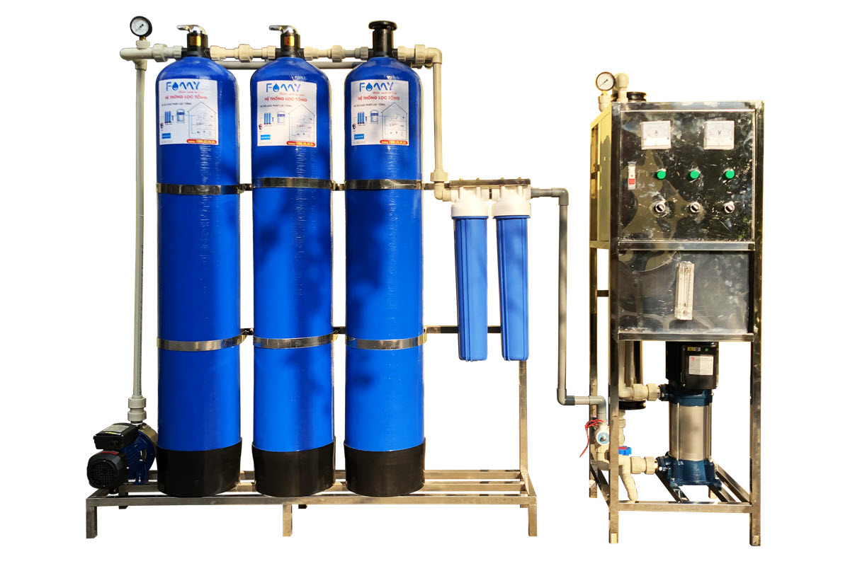 Máy lọc nước công nghiệp FAMY CN250, RO 250 lít/giờ