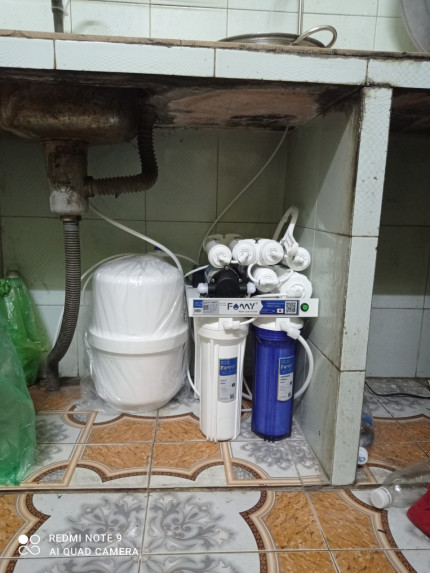 Máy lọc nước công nghệ Hàn Quốc FAMY KR9-HA 9 cấp lọc không vỏ tủ