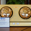 Đèn sưởi phòng tắm 2 bóng Famy FMS-02 siêu tiết kiệm điện