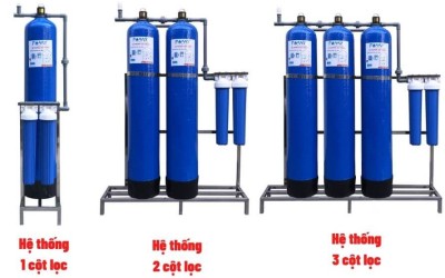Nên lựa chọn bộ lọc nước đầu nguồn composite 1, 2 hay 3 cột cho gia đình mình?