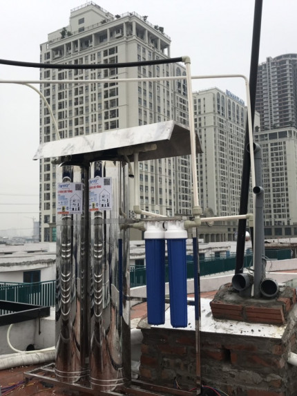 Hệ thống lọc tổng lọc nước đầu nguồn FAMY-LT02CI cột inox