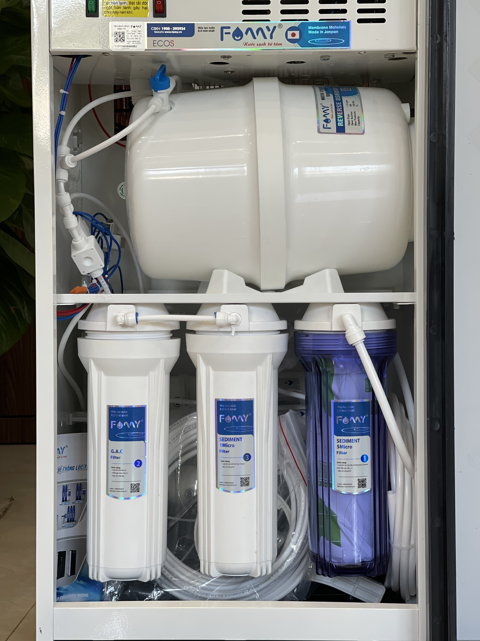 Máy lọc nước nóng lạnh FAMY ECO V3S (3 chế độ nước nóng-lạnh-nguội)