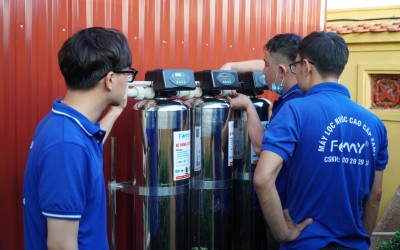 Hướng dẫn cách lắp hệ thống lọc đầu nguồn Famy theo chuyên gia