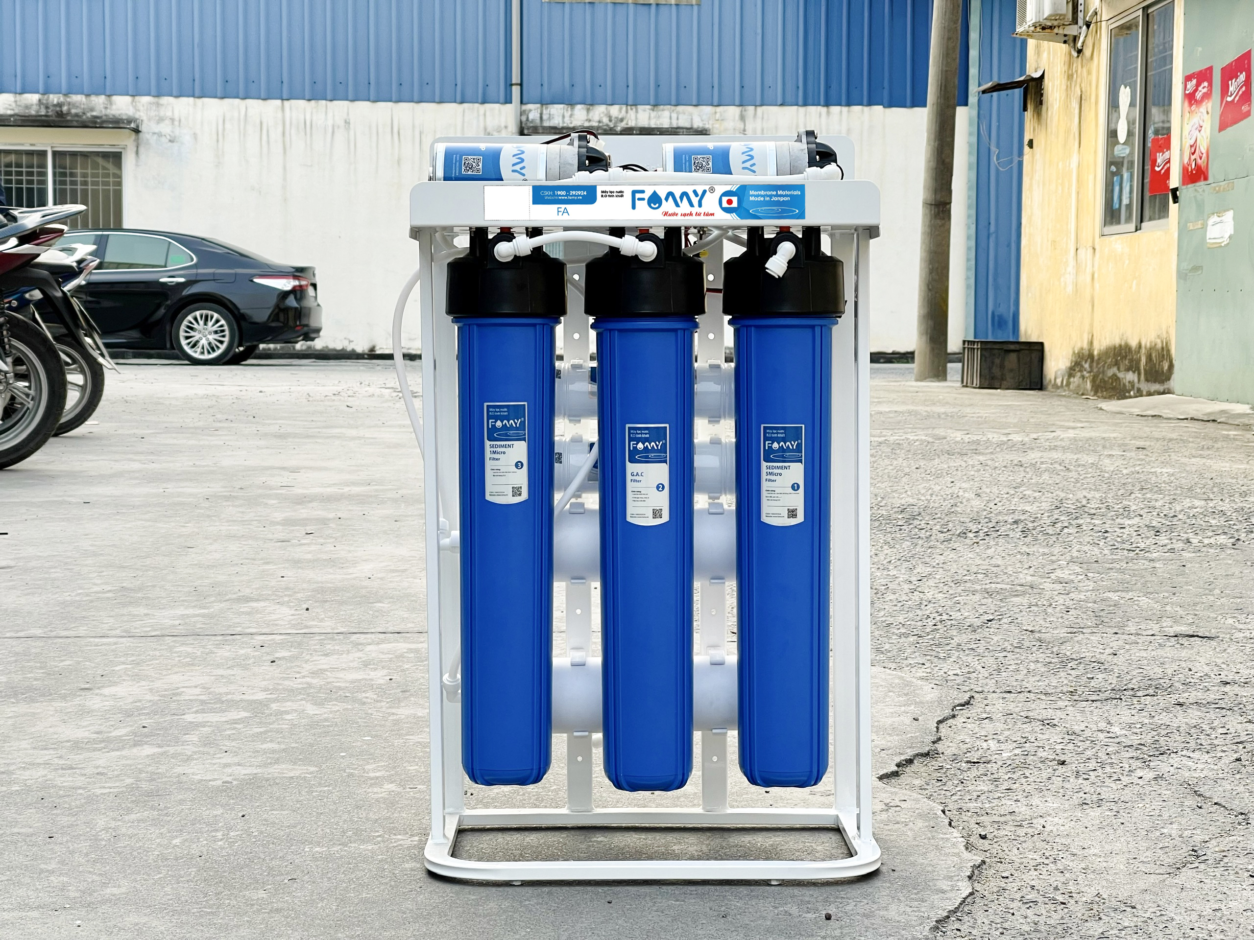 Máy lọc nước bán công nghiệp FAMY FA120, RO 120 lít/giờ