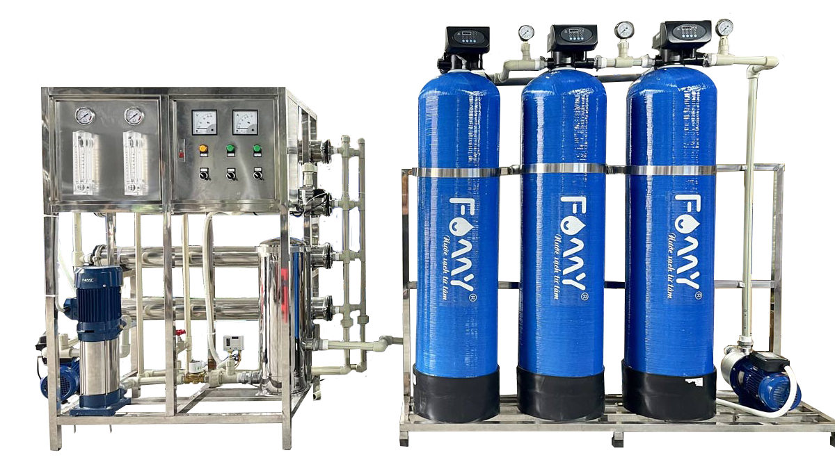 Máy lọc nước công nghiệp FAMY CN01K, RO 1.000 lít/giờ