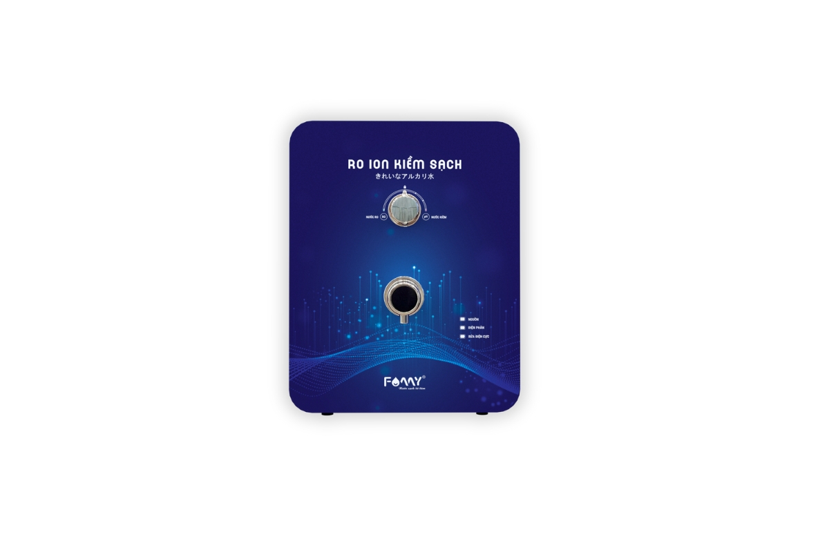 Bộ tích hợp tạo kiềm treo tường, để bàn RIO-05 W (Sử dụng công nghệ điện phân kép trực tiếp từ nước RO)