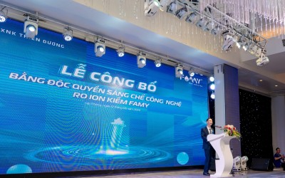 Một ngày đáng nhớ cùng Famy: Công bố bằng sáng chế công nghệ điện phân F-CAT