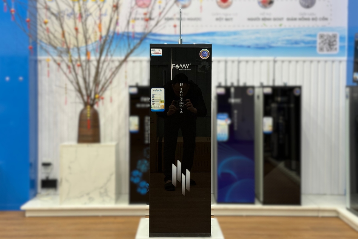 Máy lọc nước RO ion kiềm RIO-06B-PHT (Sử dụng công nghệ điện phân kép trực tiếp từ nước RO, lõi MOFs, dành cho nguồn nước pH thấp)