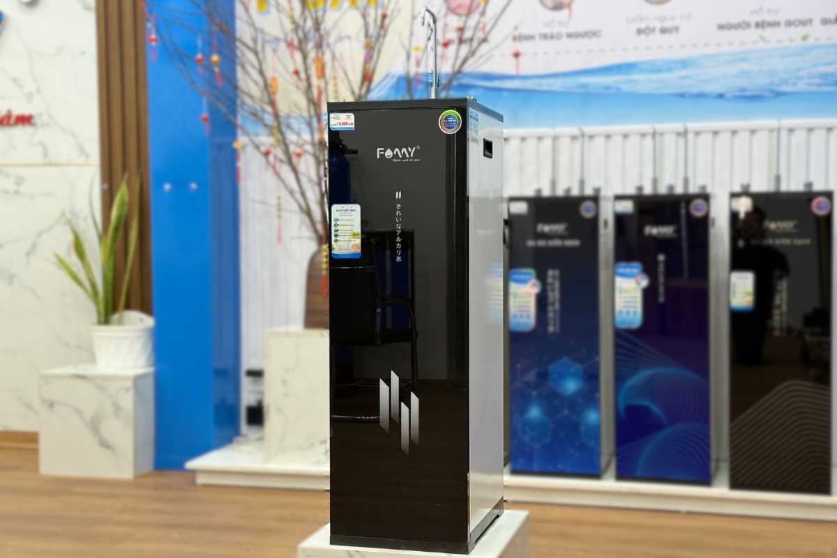 Máy lọc nước RO ion kiềm RIO-06B-PHT (Sử dụng công nghệ điện phân kép trực tiếp từ nước RO, lõi MOFs, dành cho nguồn nước pH thấp)