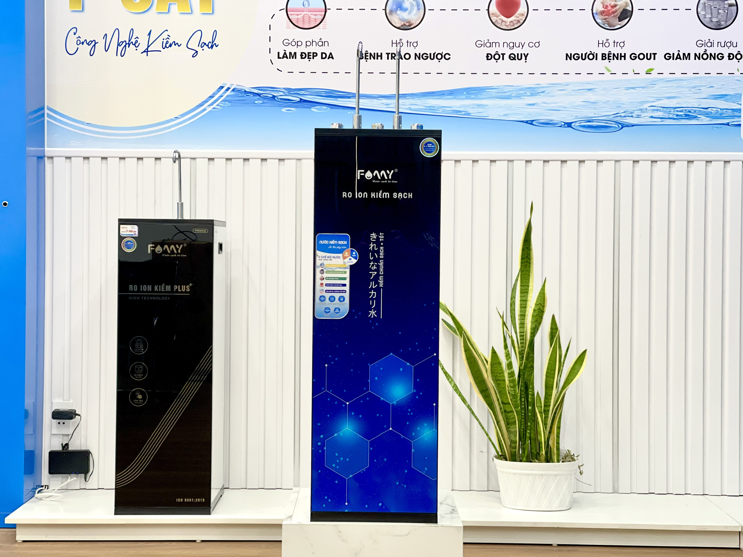 Máy lọc nước RO ion kiềm nóng khoáng kiềm ECO 2.0-V2 PLUS (3 chế độ nước ion kiềm nóng - nước ion kiềm nguội - nước tinh khiết)