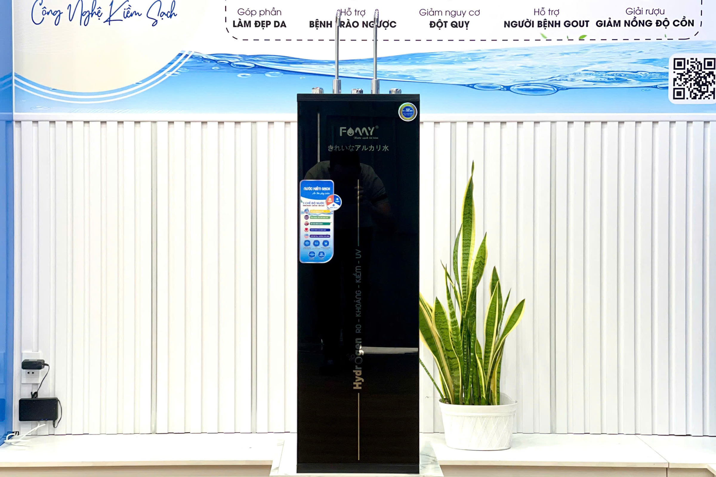 Máy lọc nước nóng lạnh kiềm UV ECO 2.0-V3 PLUS (3 chế độ nước kiềm nóng-lạnh-nguội)